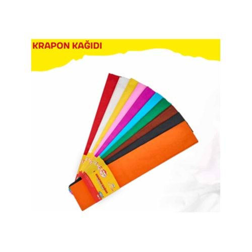 MİLEO 1726 KRAPON KAĞIDI 10 RENK KARIŞIK 50X200CM