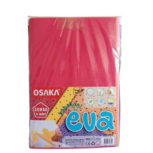 OSAKA OE204 EVA DÜZ YAPIŞKANLI 10LU*100