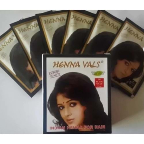 HENNA VALS KINA SİYAH 6LI *100