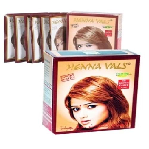 HENNA VALS KINA KAHVERENGİ 6LI *100