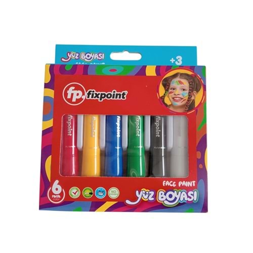 FİXPOİNT P3332 YÜZ BOYASI 6 RENK