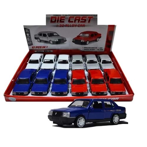 DENİZATI 6632-08 ÇEK BIRAK ARABA (12 Lİ BOX)