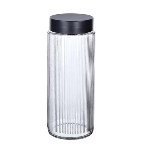 S2051 PLASTİK KAPAKLI DİAMOND CAM KAVANOZ 1350ML*12