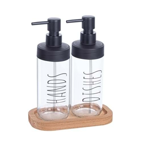 S1256-1 SARİNA BAMBU ALTLI SABUNLUK 2 Lİ*12