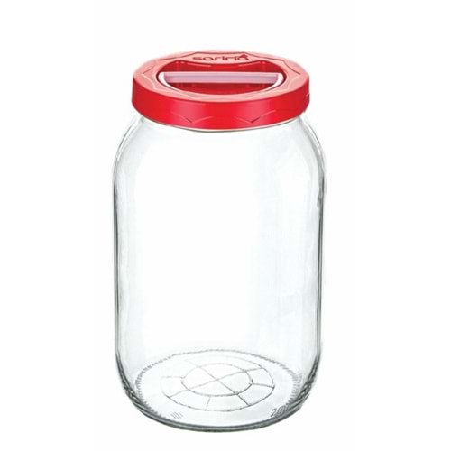 S182 SARİNA SADE KİLER KAVANOZ 3LT*6