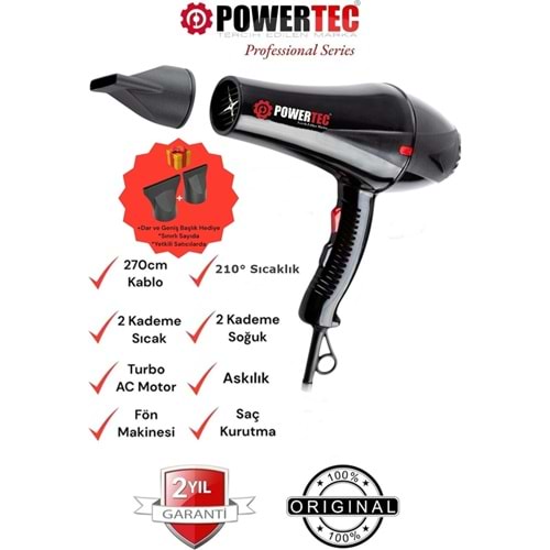 POWERTEC TR901 FÖN MAKİNESİ