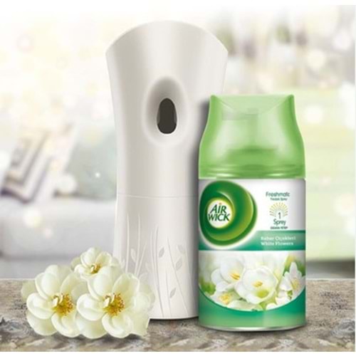 AIR WİCK MAKİNE VE YEDEK KOKU BAHAR ÇİÇEK. *12