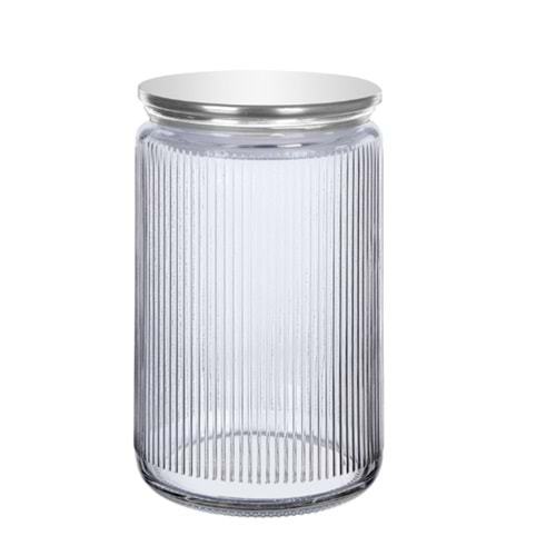 SARİNA S2087 METAL VAKUM KAPAKLI KAVANOZ 1500CC *12