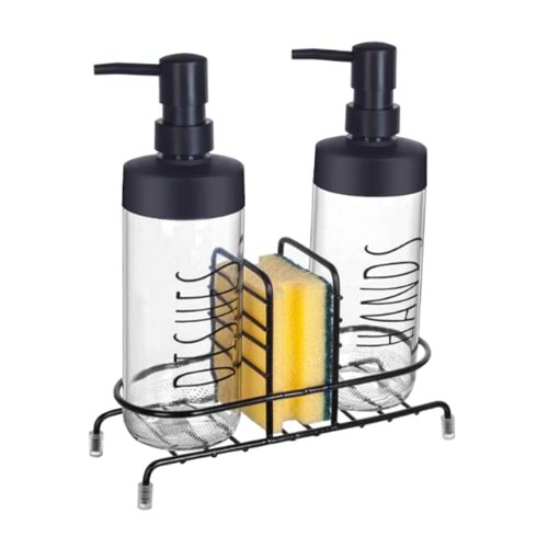 SARİNA S1246 STANDLI SIVI SABUNLUK SET 2 Lİ*12