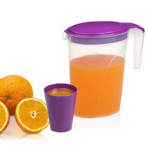 ÜÇSAN M098 4 BARDAKLI OVAL SÜRAHİ 2 LT *24