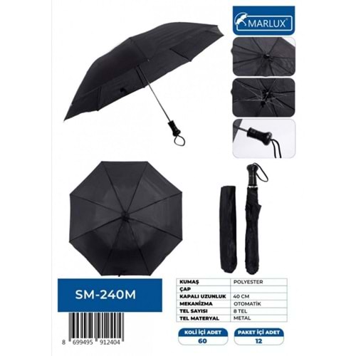 MARLUX SM240M ŞEMSİYE ERKEK 2 KATLI 8 TEL*12