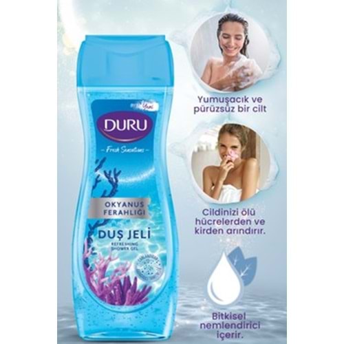 DURU FRESH OKYANUS DUŞ JELİ 450ML+450ML *6