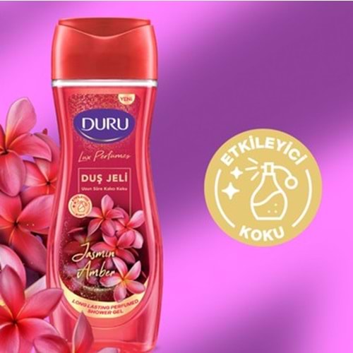 DURU LUX PERFUMES JASMİN VE AMBER DUŞ JELİ 450ML+450ML *6