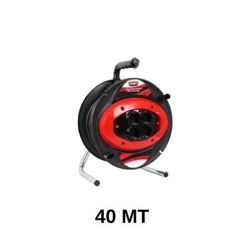 AMİRAL M32540 SEYYAR KABLOLU MAKARA 3X2.5 40 MT