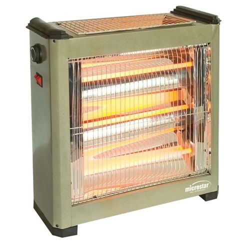 3003 MİCROSTAR ŞÖMİNE PLUSELEKTRİKLİ ISITICI SOBA 5 Lİ 2400W