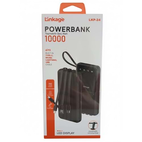 LKP24 LİNKAGE POWERBANK 10000 MAH