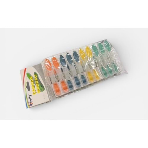 HRD5015 BUFFY ÇAMAŞIR MANDAL SİLİKON 10LU*144