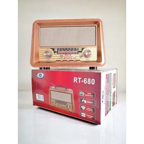 EVERTON RT680 BLUETOOTH RADYO ŞARJLI-PİLLİ MANUEL