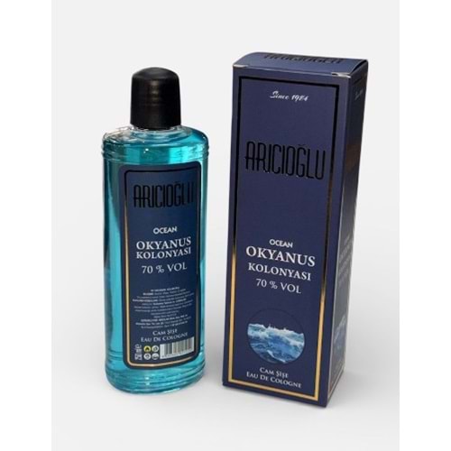 ARICIOĞLU 250 ML OKYANUS CAM KOLONYA*18
