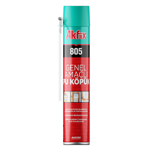 AK1108 AKFİX 805 PU PİPETLİ KÖPÜK 750ML*12
