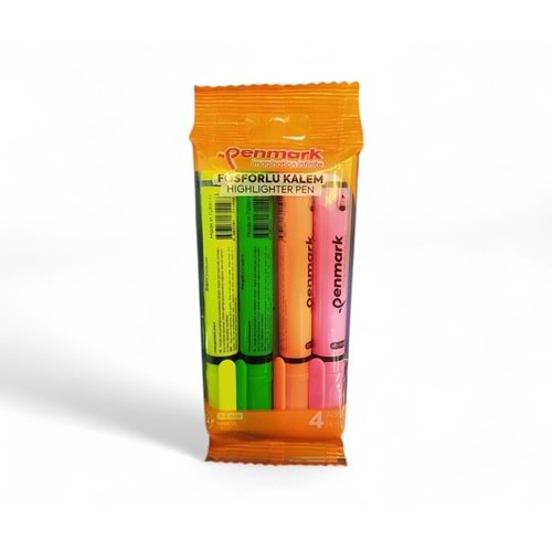 PENMARK HS13004S FOSFORLU KALEM 4LÜ*36