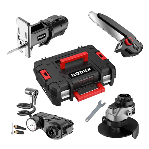 RDX2705 RODEX A.ÇOK AMAÇLI MATKAP DEĞİŞTİRİLEBİLİR 5 BAŞLIKLI 2X20V 2.0AH ÇANTALI