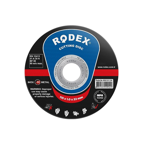 SRM10115N RODEX INOX METAL KESİCİ TAŞ 115X1.0X22MM*100