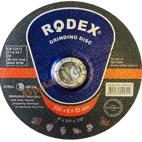 SRS6230 RODEX METAL ÇAPAK ALMA TAŞI 230X6.0X22MM*15