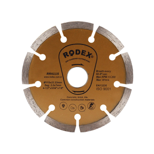 RRA115 RODEX ELMAS KESME DİSKİ ÜNİVERSAL 115MM*20