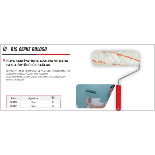 BFR425 ORIENT İÇ VE DIŞ CEPHE RULOSU 25CM