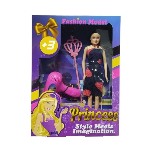 306 PRİNCESS BEBEK AKSESUARLI KUTULU*72