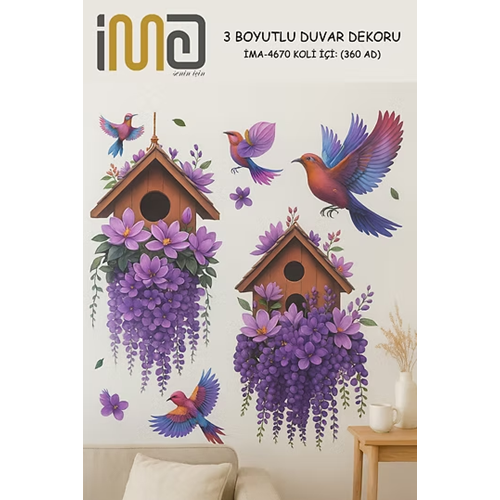 İMA4687 DUVAR DESENİ 3D YAPIŞKANLI*200