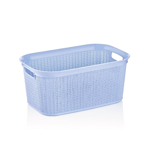 ÜÇSAN M076 ÖRGÜ DESEN ÇAMAŞIR SEPETİ 27L*12