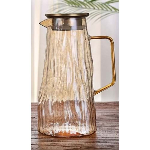 MT004 MİTER LÜKS SÜRAHİ CAM 1800 ML LÜSTERLİ*24