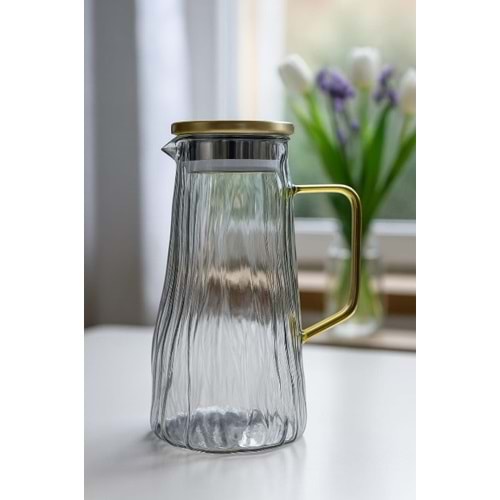 MT005 MİTER LÜKS SÜRAHİ CAM 1800 ML *24