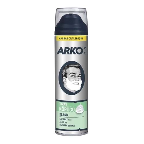 ARKO TRAŞ KÖPÜK 200 ML KLASİK*6