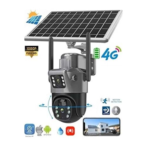 BLM83 BLİC 4G 6 MP SOLAR İP KAMERA ALARMLI*12