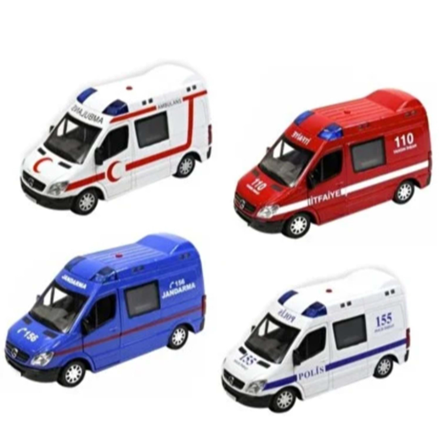 CAN 688-8D SESLİ ÇEK BIRAK METAL ARABA*12