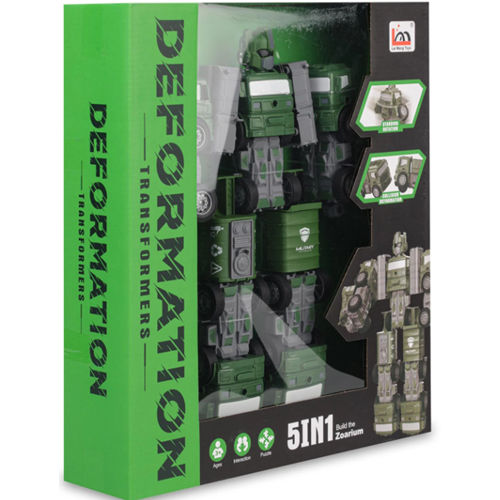 DENİZATI LM913A TRANSFORMERS ASKERİ ARAÇLAR 5IN1*12