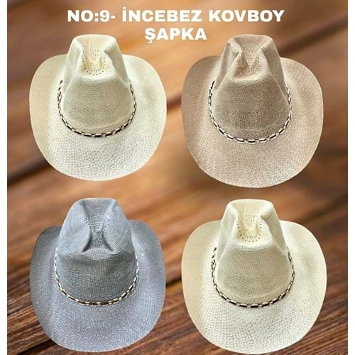 HERTEX NO9 İNCEBEZ FÖTR ŞAPKA*100*600