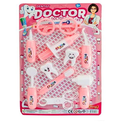 DOCTOR ERN896 DİŞÇİ SETİ KIZ KARTELA*70