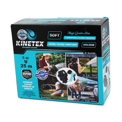KTX3338 KINETEX SİHİRLİ BAHÇE HORTUMU 25 MT*24