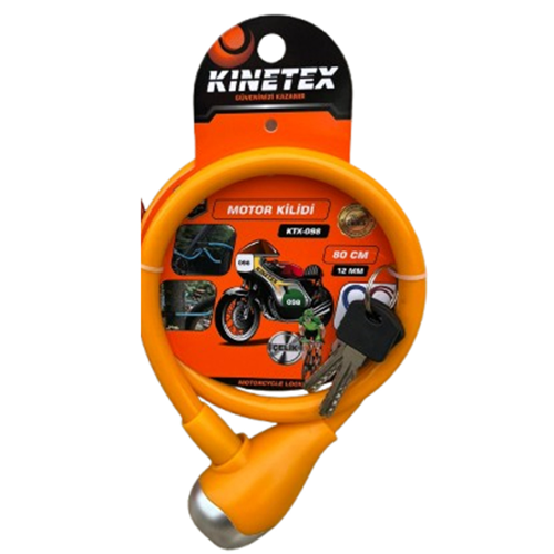 KTX098 KINETEX MOTOR KİLİDİ KROM GÖBEK 12*80*60