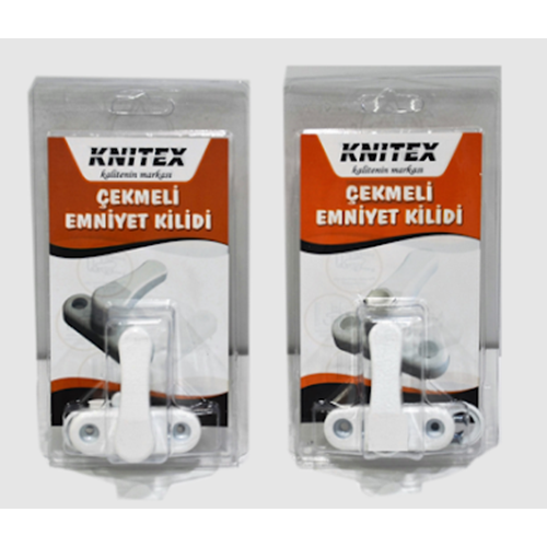 KTX2006 KINETEX EMNİYET KİLİDİ PVC ÇEKMELİ BEYAZ*132