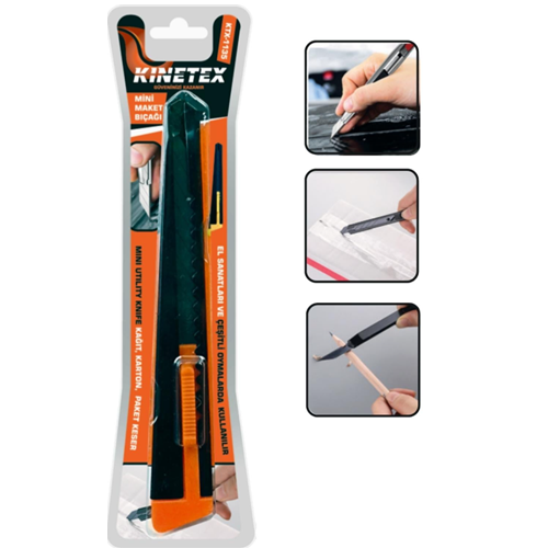 KTX1135 KINETEX SİYAH İNCE MAKET BIÇAĞI*480