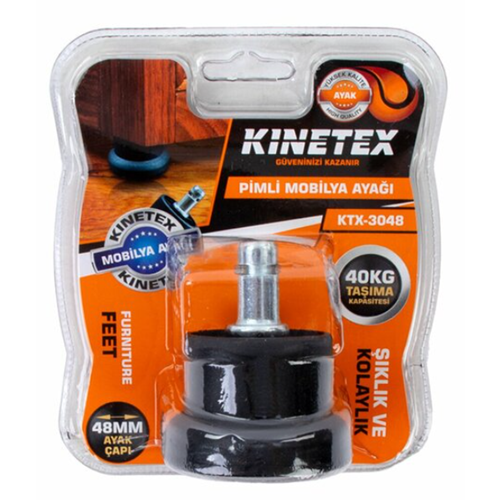 KTX3048 KINETEX BİNGO KALIN PİMLİ AYAK TEKER*75