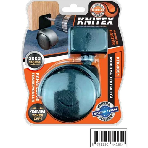 KTX3051 KINETEX PLASTİK BÜYÜK U TABLALI TEKER*192