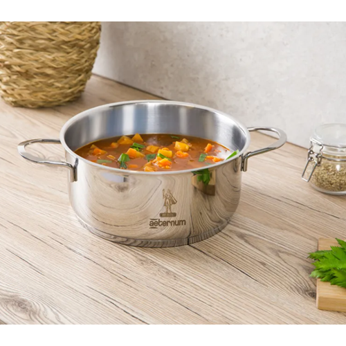 AETERNUM AP000060 DIVINA ÇELİK SÜTLÜK TENCERE 24CM*6
