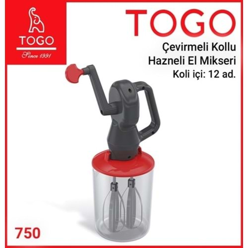 3096 TOGO LALE ÇEVİRMELİ KOLLU MİKSER *12