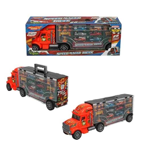 TOY-31 TOYSAN TIR SETİ SPEED RACER 6 ARABALI *12